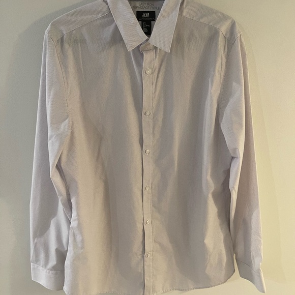 H&M Men’s Dress shirt Size L. (Worn twice) - Picture 1 of 3